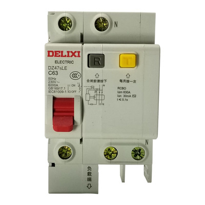 德力西漏电保护器单相1P+N16A20A