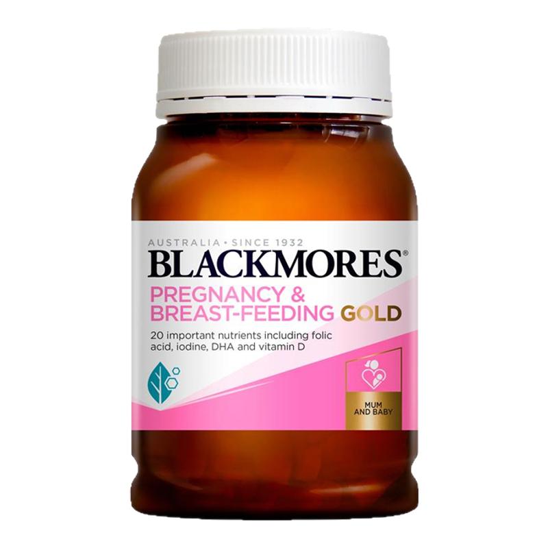 新西兰药房澳佳宝Blackmores孕妇黄金营养素叶酸180粒孕期维生素