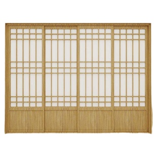 原木日式推拉门格子门折叠门和室门隔断榻榻米门障子门杜邦纸移门