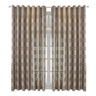 高档大气加厚透光不透人遮光纱帘客厅卧室现代轻奢隔热窗纱半遮光