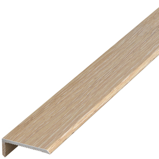 铝合金木地板收口条加厚木纹L型瓷砖收边条7字直角封边条装饰条