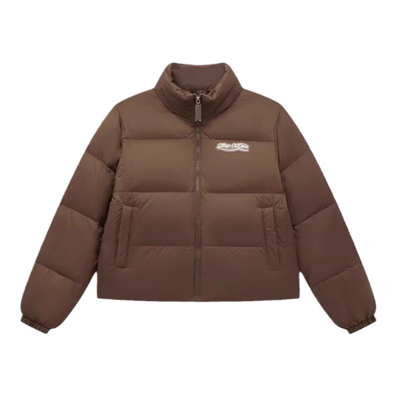 特步冬季新款短款羽绒服加厚保暖