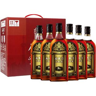 石库门上海老酒 黑标9年陈黄酒礼盒特型半干枸杞酒加饭酒整箱黄酒