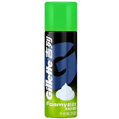 吉列刮胡刀啫喱膏温和剃须泡沫