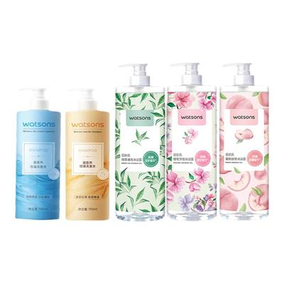 屈臣氏沐浴露洗发水组合家庭装