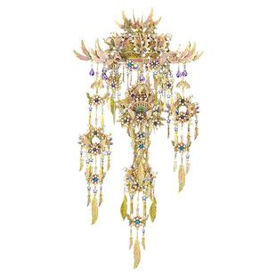 拼酷双思风铃3d立体拼图拼装模型玩具国风手工diy摆件创意礼物