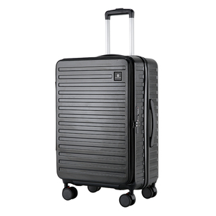 2025新款侧开盖大容量行李箱男女万向轮可扩容密码旅行箱登机
