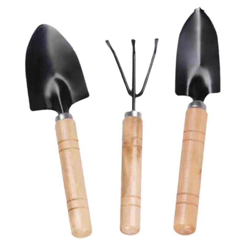 种花工具家用种菜养花园艺松土花铲盆栽花艺种植工具三件套小铲子