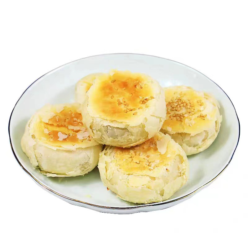 手工酥皮千层经典五仁点心玫瑰特产小吃糕点甘肃中秋月饼