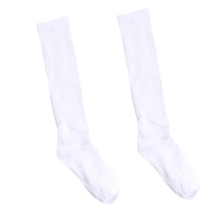 4双加长筒黑白控袜子纯棉正装西服韩版潮流男女JK制服小腿春夏季