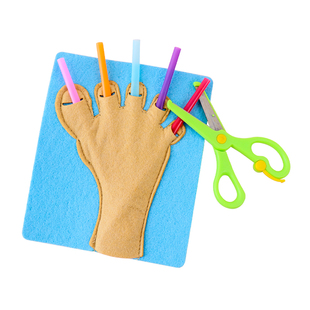 我会剪指甲练习幼儿园小班生活区蒙氏早教玩具手工DIY专注力训练