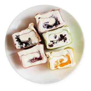 毛巾卷蛋糕盒子网红爆浆甜品奶油小蛋糕面包奥利澳抹茶草莓零食