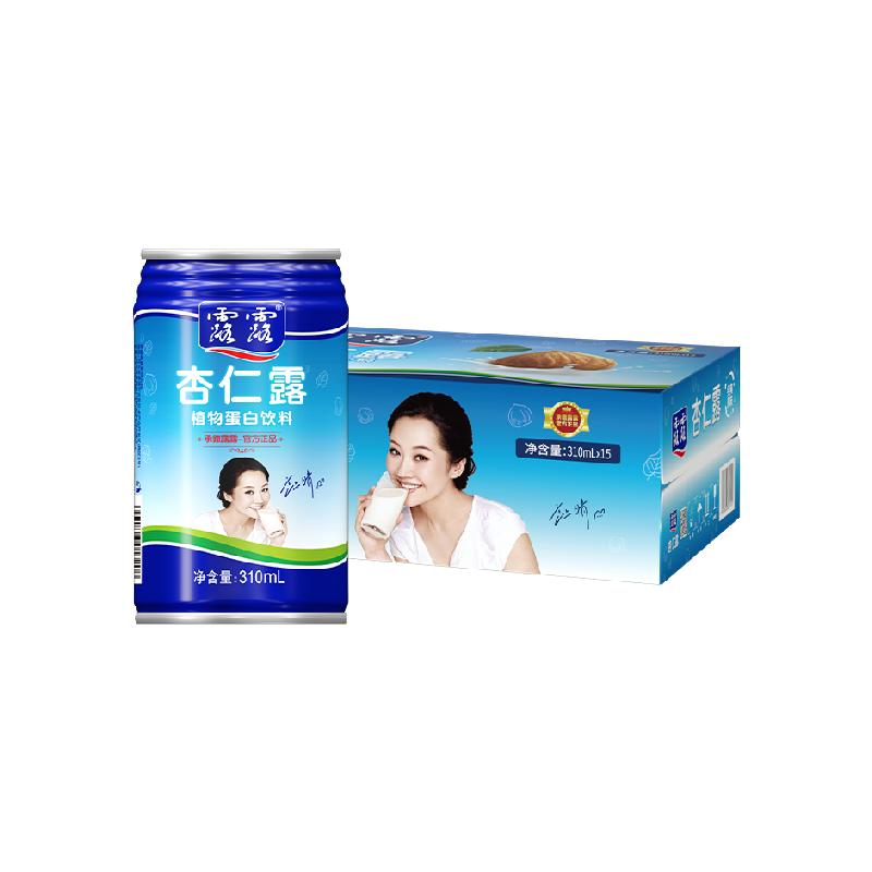 承德露露杏仁露大容量310ml*15罐整箱植物蛋白饮料中秋送礼礼盒