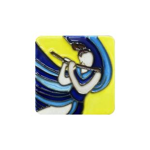 龙门石窟宾阳洞飞天文物限定唐三彩琉璃艺术国潮原创设计风冰箱贴