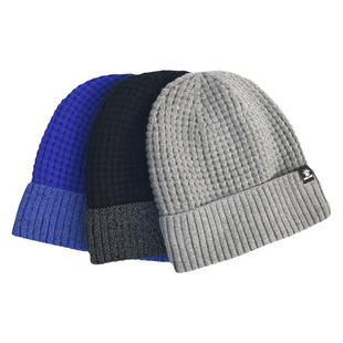 KELME卡尔美男女加厚针织帽冬季出行运动骑行跑步抓绒帽子圆帽