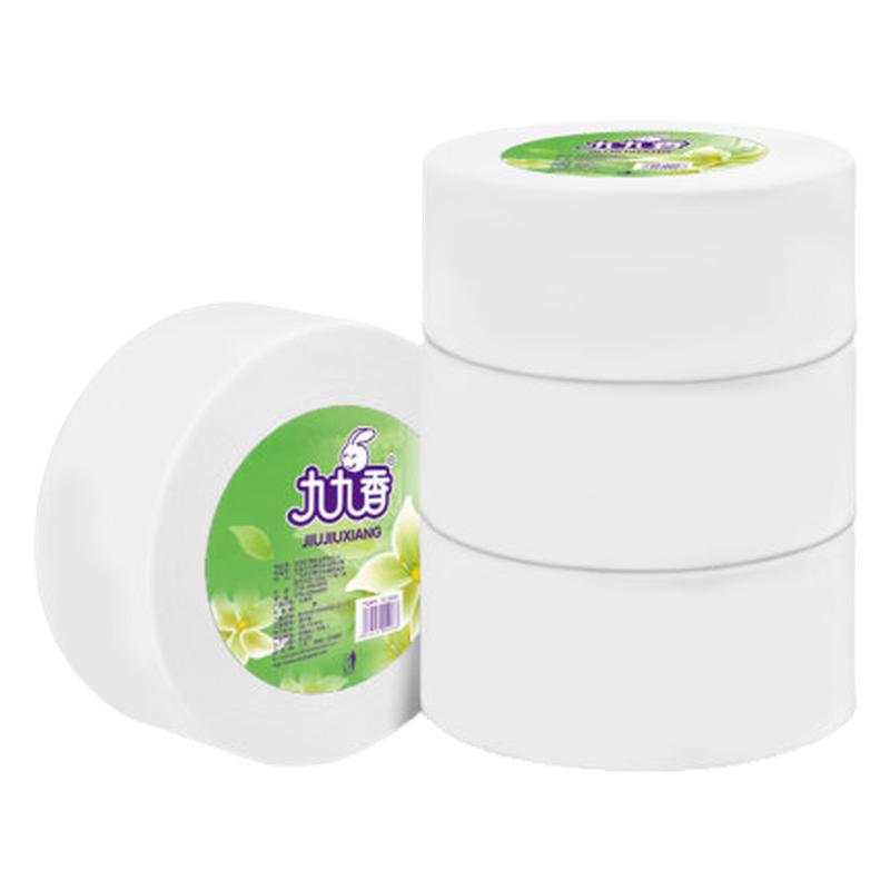 九九香卷纸728节600大卷纸酒店专用大盘卫生纸商用家实惠装整箱