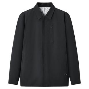 九牧王羽绒服外套男款秋冬翻领夹克休闲户外保暖轻薄上衣男士修身