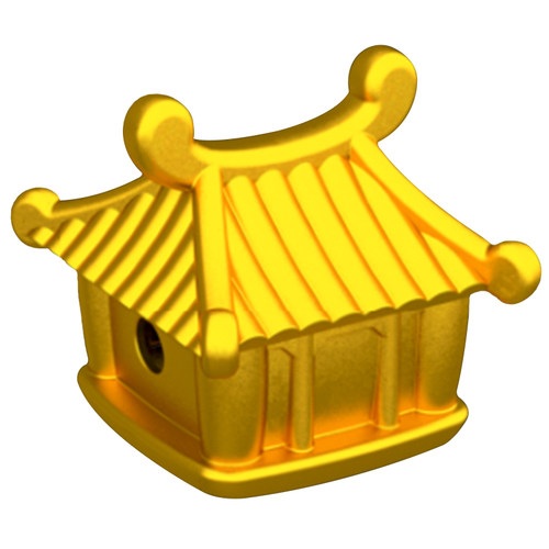 金米黄金屋招财转运珠手串中国风长城故宫太和殿前门城楼新年礼物