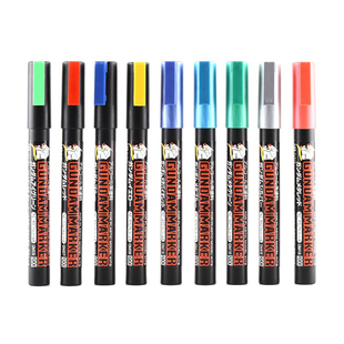 郡士 高达手办模型上色补漆油/水性马克笔GM/XGM消色笔勾线渗线笔