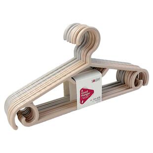 顺艺SY823塑料衣架学生防鼓包防肩角女生衣帽间家用收纳衣撑38cm