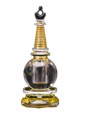 水晶舍利塔装藏供养宝瓶家居甘露丸摆件佛塔菩提塔嘎乌瓶舍利子