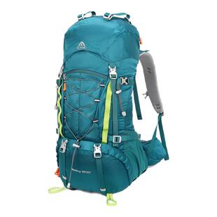 艾王新款户外45+5L重装登山双肩背包男女大容量专业徒步旅游轻便