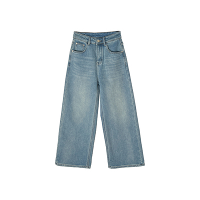 wan美裤型！~加绒阔腿牛仔裤2025