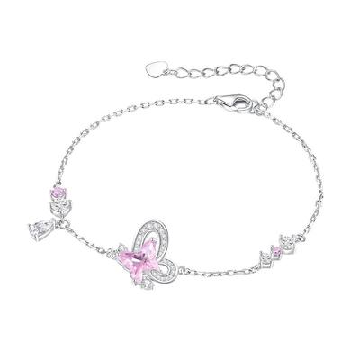 【生日礼物】周大生花朵银手镯子