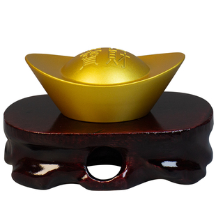 金元宝摆件实心黄铜客厅招财进宝财位玄关家里装饰品桌面家中聚财