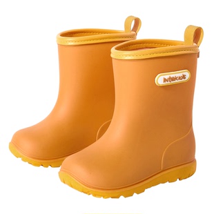 儿童雨鞋女孩幼儿园防水防滑男童轻便女童水鞋小学生耐磨胶鞋雨靴