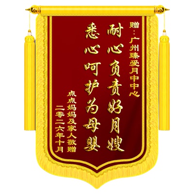 【顺丰包邮】锦旗定做送月嫂