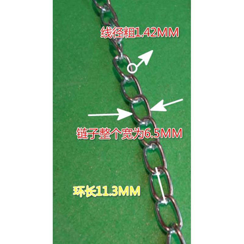 包邮小铁链吊牌链细铁链挂链铁链子铁环链广告牌链条灯链80米一卷