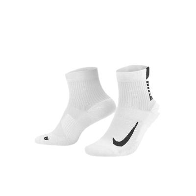 【自营】Nike耐克男袜秋季Multiplier Ankle跑步袜-2双SX7556-100