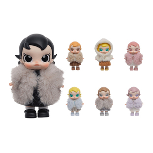 POPMART泡泡玛特Baby Molly积极入冬指南系列搪胶毛绒挂件盲盒