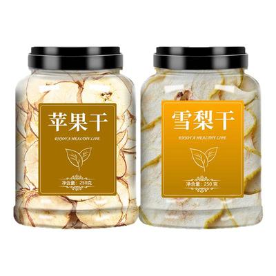 苹果干雪梨干无糖无添加片煮泡水