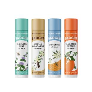 Badger有机润唇膏保湿滋润防干裂男女孕妇儿童自然成分唇膏