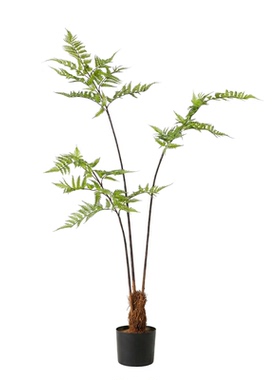 高仿真狗蕨假绿植新中式茶室