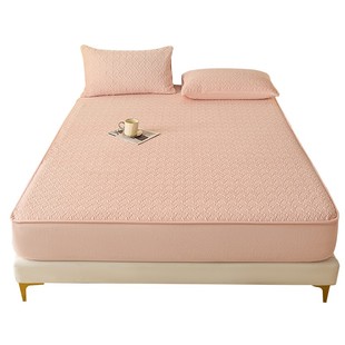 2025新款牛奶绒床笠单件珊瑚绒加厚床套床垫保护套罩夹棉床单冬季