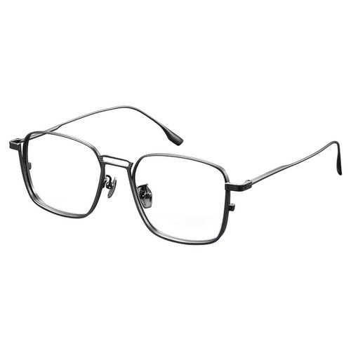 自动感光变色近视眼镜男款可配散光度数复古纯钛防蓝光方框太阳镜