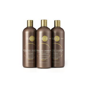 NIUCOCO天然椰油洗发水400ml*3瓶