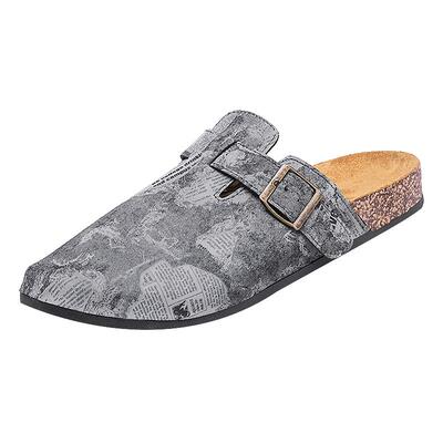 包头拖鞋男春季防滑防臭运动居家休闲外穿特大码4647软木勃肯凉鞋