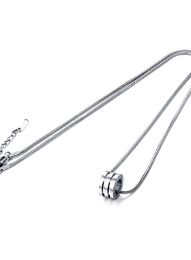 钛钢蛇骨链男女项链锁骨链