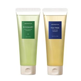 AROMATICA迷迭香洗发水+茶树洗发水控油蓬松强韧发根固发洗发露