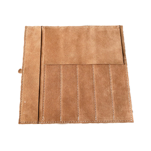 手工真皮大容量棒针收纳包编制工具皮套小包DIY毛衣针钢针卷袋子