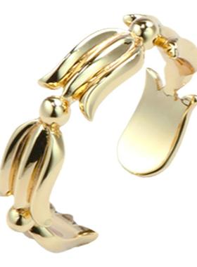 Missure原色系列玫瑰花18k金女