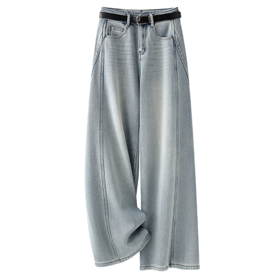 聚品衣成阔腿裤长裤美式复古高腰