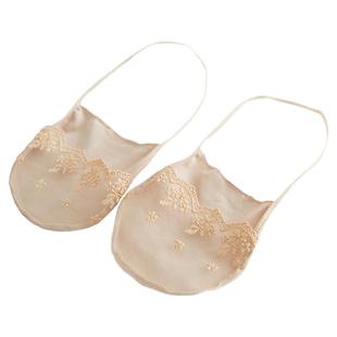 袜子女浅口夏季薄款前脚半掌隐形袜日韩系高跟鞋蕾丝花边吊带船袜