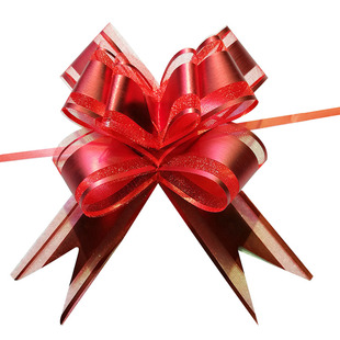 婚车五线雪纱绸手拉花 抽花 礼物包装扎花彩带雪纱布蝴蝶结丝带