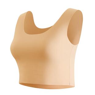 冰丝低领衬衫内搭女抹胸防走光遮胸背心抹胸防透内衬超薄打底衣夏