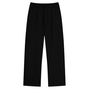 AFGK25FW 330G顺滑肌理感 空气层直筒休闲运动卫裤男女春秋款裤子